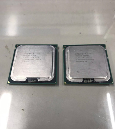 (5097-0) 現状品 インテル INTEL Xeon プロセッサー 5148 4M キャッシュ 2.33 GHz 1333 MHz FSB CPU 2個セット