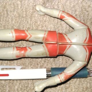 ウルトラマンシリーズの　1970年代のソフビの画像