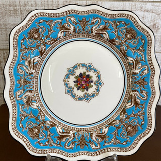 【愛品館江戸川店】ウェッジウッドフロレンティーンターコイズ デザートプレートスクエア ID102-024060-007の画像