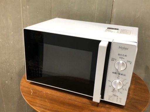 【苫小牧バナナ】Haier/ハイアール電子レンジ　JM-17F-50　2018年製　訳あり　格安