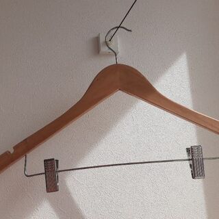 木製　ハンガー　ニトリ　IKEA　ラタンバスケット　無印の画像