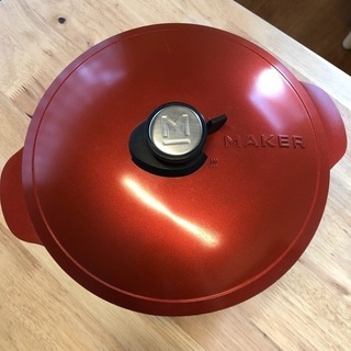 無加水鍋 IH対応 28cm 7.7L MKSN-P28 レッドの画像