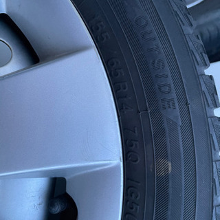 ヨコハマタイヤ　iceGUARD5plus  155/65 R14 冬タイヤ　タイヤ&ホイールの画像