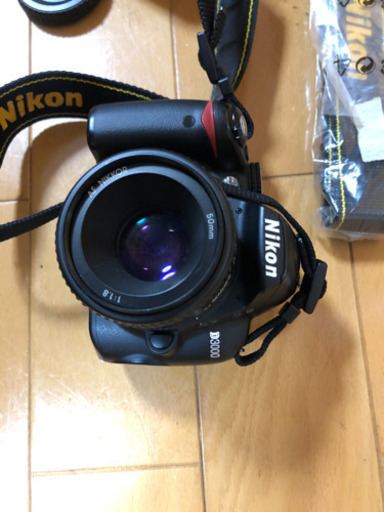 NIKON D3000 レンズ2個　一眼レフ