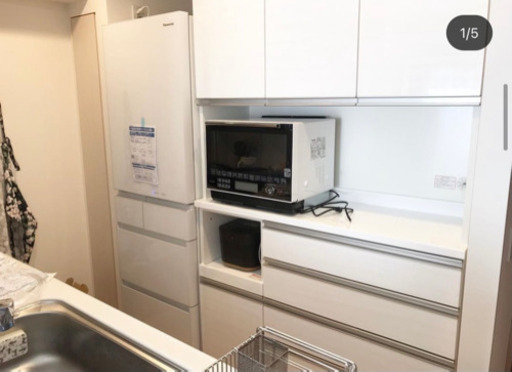 【受付終了】★美品★食器棚 組み合わせキッチンボード リガーレ