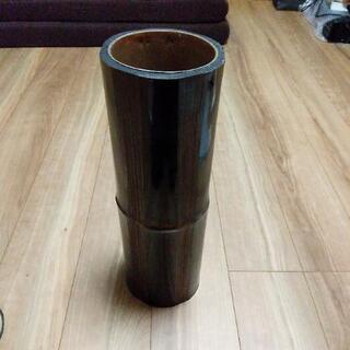 竹型花器　生け花