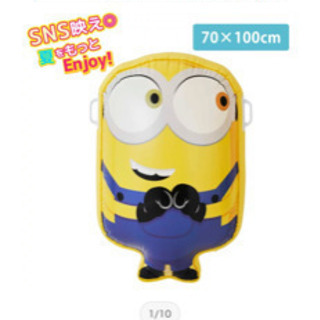 新品　ミニオンズ　フロート　浮き輪　ボートの画像