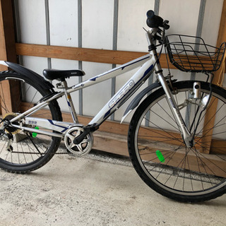 子供用26インチ　６段ギア　ロードバイク 自転車の画像