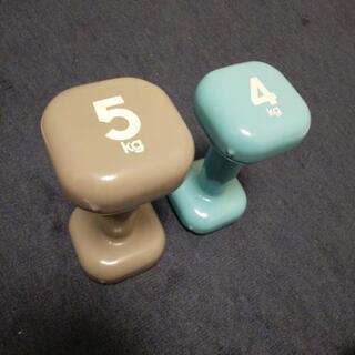 ダンベル 5kg 4kg Reebokの画像