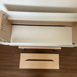 ルーター収納ボックス（スマホスタンド機能・ライトブラウン）の画像