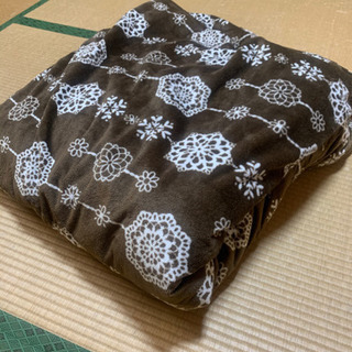新品　あったかもこもこ掛け布団カバー　茶色系　セミダブル