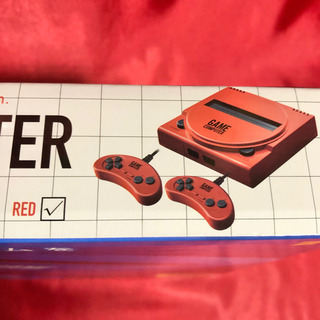ゲームコンピューターHOME 赤の画像