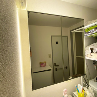 IKEA リルオンゲン ミラーキャビネット ホワイト