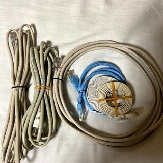いろんなLANケーブル　全部で6本