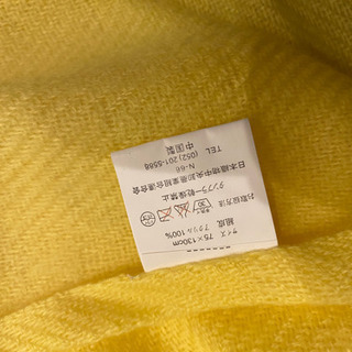 ENRICO　COVERI 　エンリコ コベリ イエロー マフラー ストールの画像