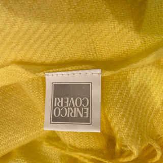 ENRICO　COVERI 　エンリコ コベリ イエロー マフラー ストールの画像