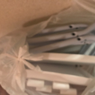 白い椅子　組み立て　2脚　0円