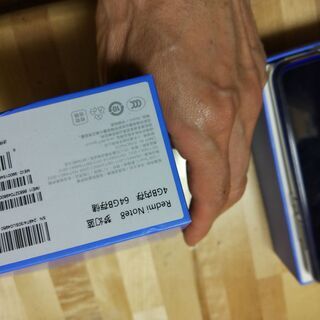 値下げ、SIMフリー xiaomi redmi note8 4/64GB 少し訳ありの画像