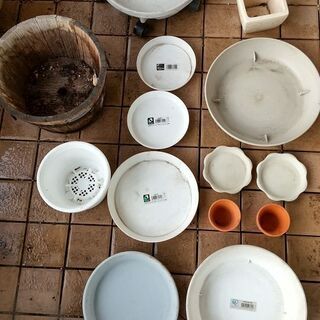 園芸用品  鉢&受皿いろいろおまとめ