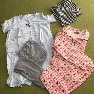 授乳口付きパジャマ2着＋授乳ケープ