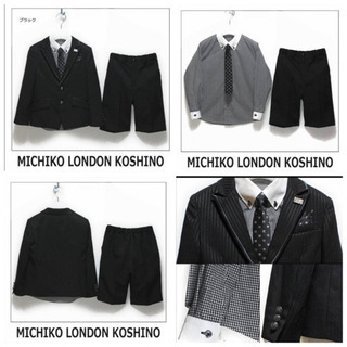 【美品】男児　ジャケット　パンツ　シャツ　ネクタイ　6点セットの画像