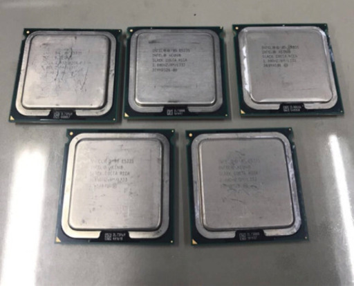 (5102-0) 現状品 インテル INTEL Xeon プロセッサー E5335 8M キャッシュ 2.00 GHz 1333 MHz FSB CPU 5個セット