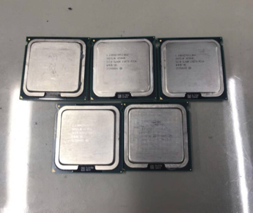(5105-0) 現状品 インテル INTEL Xeon プロセッサー 5110 4M キャッシュ 1.60 GHz 1066 MHz FSB CPU 5個セット