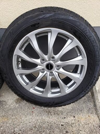 ブリジストン VRX 215 60 17 6分山　ブリジストンホイールセット