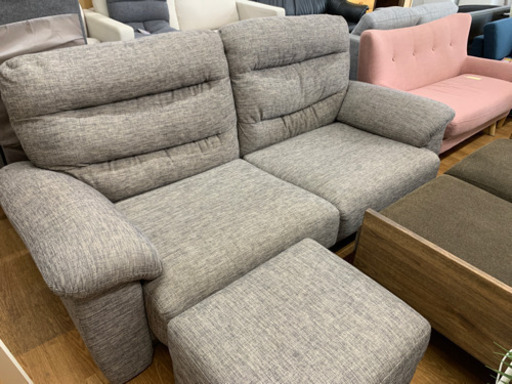 ソファ　オットマン付【店頭取引限定】【中古品】早い者勝ち！?足立区近郊配送可能！