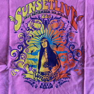 サンセットライブTシャツの画像