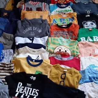 男の子　子供服まとめ　90サイズ　63着　保育園　　ミキハウス　...