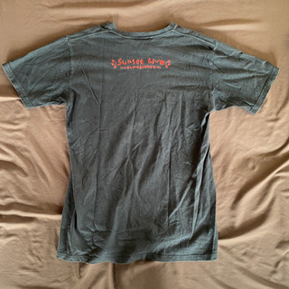 サンセットライブTシャツ黒の画像