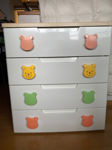 プーさんキッズチェスト