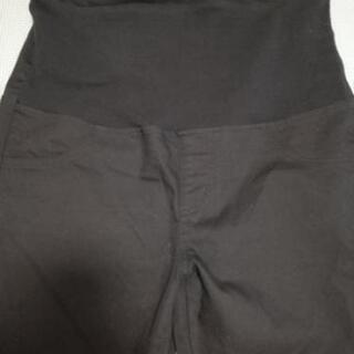 【美品】マタニティレギンスパンツ　ストレッチ　ブラック　Mの画像