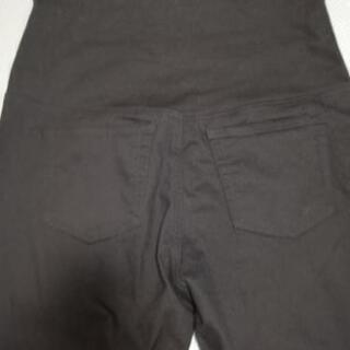 【美品】マタニティレギンスパンツ　ストレッチ　ブラック　Mの画像