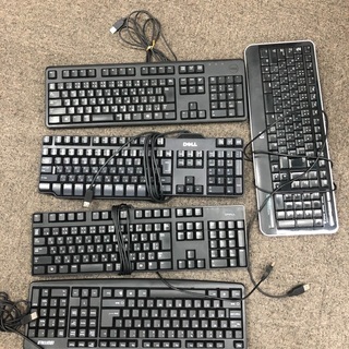 キーボード　5台