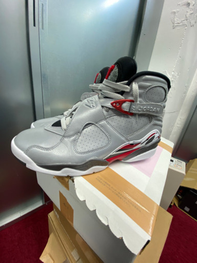 air jordan8 シルバーリフレクト　バックスバニー