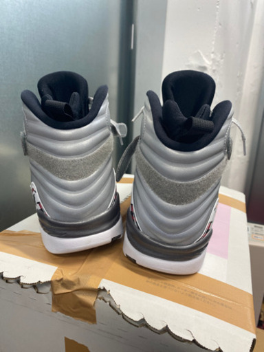 air jordan8 シルバーリフレクト　バックスバニー
