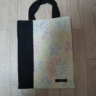 ジモティー価格です！着物リメイク A4サイズ手提げバッグ⑤
