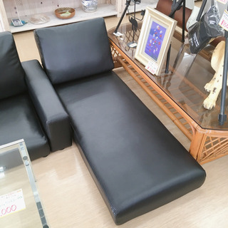 【ジモティー限定価格】アレンジできるローソファ☆2Pソファにすることも☆幅194×奥行(短)76(長)145×高さ53(座面まで15)cm【店頭10000円→7000円、ジモティーから連絡いただくか、店頭にてジモティーを見てとお知らせください】の画像