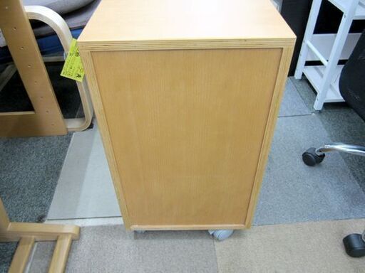 ☆ 廃盤 無印良品 子供用サイドキャビネット ブナ材 袖机 デスクワゴン 幅34cm MUJI 良品計画 札幌 北20条店