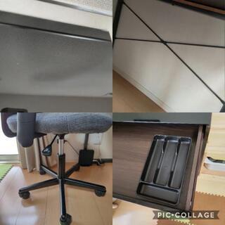 お話し中　4/13までの出品　デスク＆チェアセットの画像