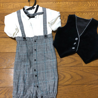 男の子　フォーマル  ロンパース　60/70の画像
