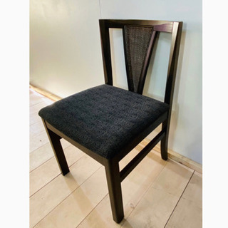 ✨インテリアハウス✨ ❣️【マツダ家具】木目が素敵な♪レトロな♪木製椅子　1人掛けチェア🚚無料配送🚚 の画像