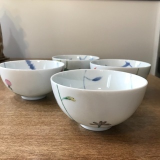 たち吉のごはん茶碗4個の画像