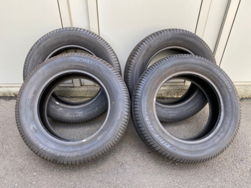 新車外し YOKOHAMA BluEarth E52A 195/65R15 15インチ 夏タイヤ 4本 2019年製 ノア エスクァイア ヴォクシー プリウス等