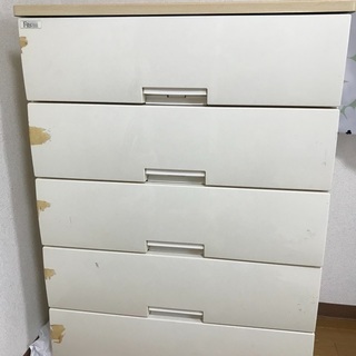 無料　チェスト5段