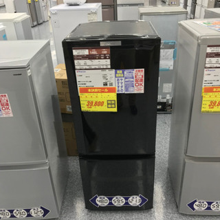 黒1色モダンで綺麗な冷蔵庫　(三菱製)の画像