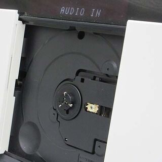 ss1775　中古　ケンウッド　コンパクトコンポーネントシステム　NX-PB50-WJVC KENWOOD　ミニコンポ　ホワイト　ラジオ　CD　iPod　USB薄型　白　スタイリッシュ　コンパクト　スリム　プレーヤー　　の画像