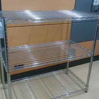 ★お取引完了しました【在庫処分価格】【展示品新品】スチール棚3段⭐︎